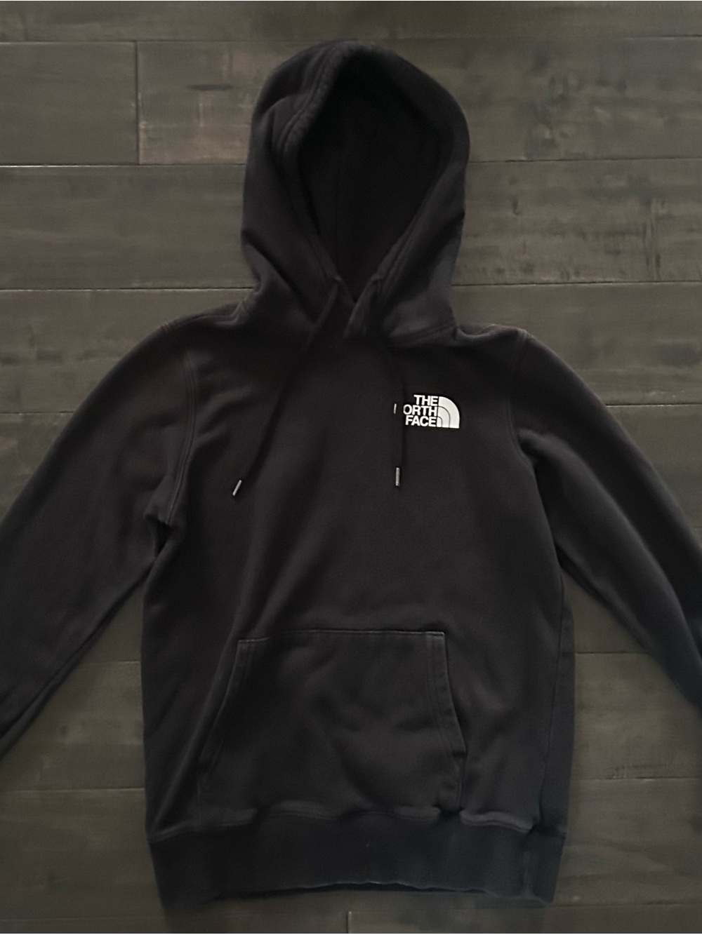 The North Face Black Hoodie with back graphic
